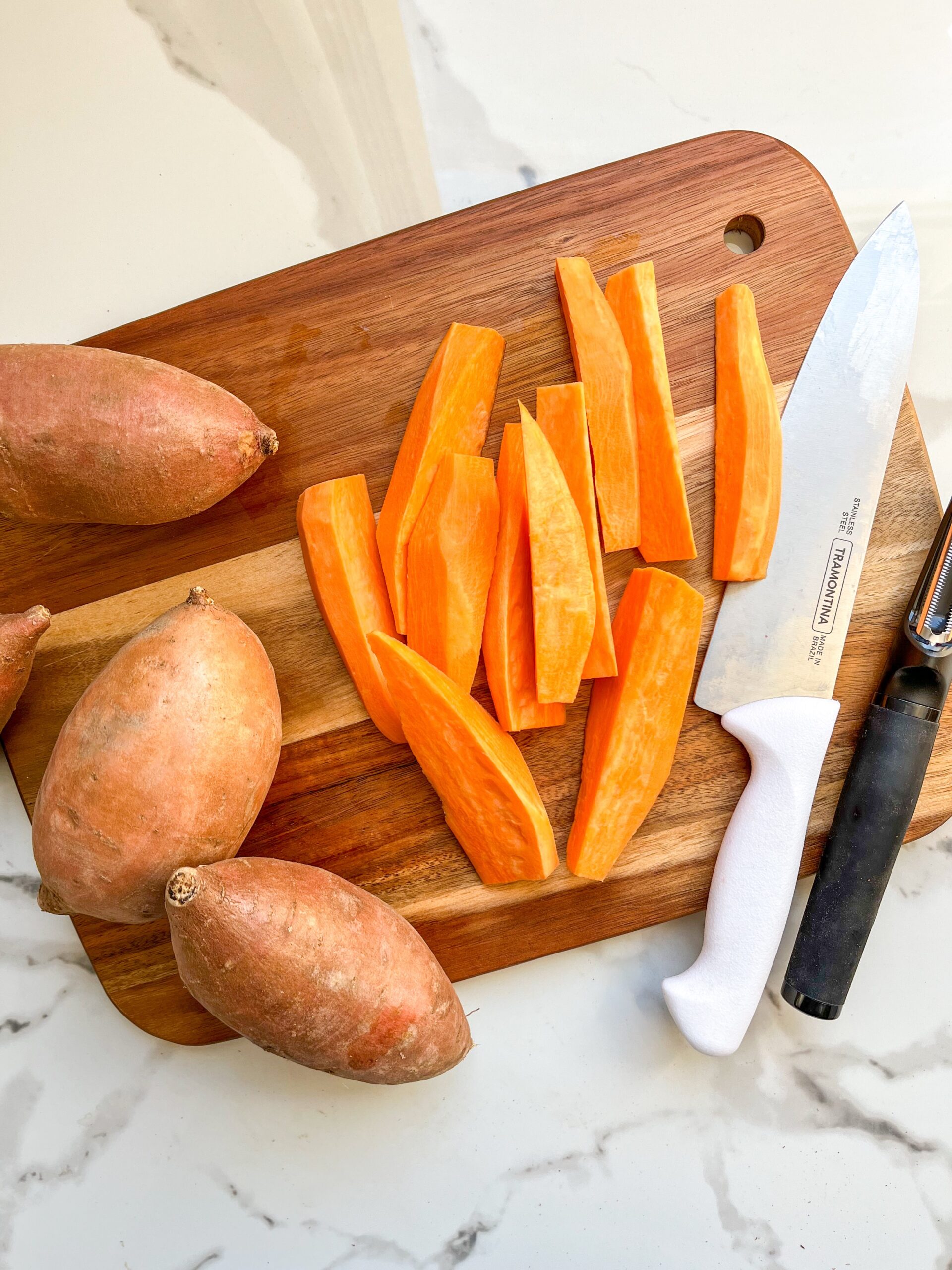 sweet potato size, processed sweet potatoes